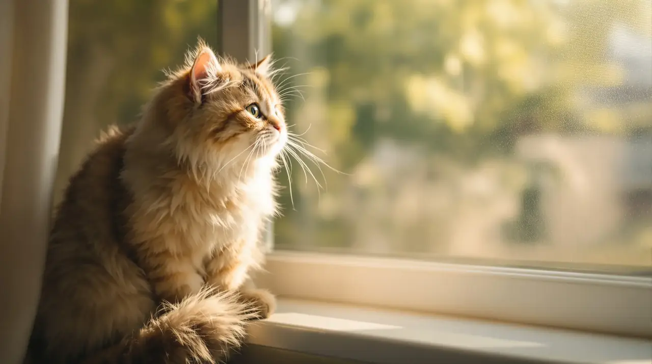 橘猫的慵懒午后
